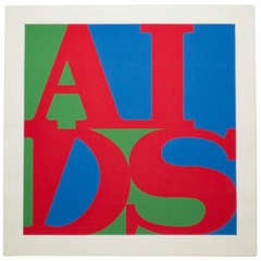 General Idea "AIDS" Sérigraphie couleur 1987