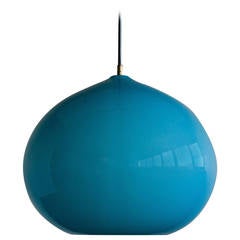 1950s Large Glass Pendant Designed by Alessandro Pianon for Vistosi