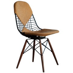 Eames Swivel Dowel Legged Chair, DKW-1