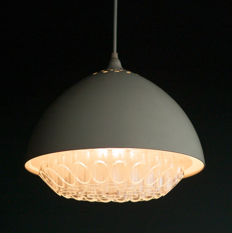 Beehive pendant designed in 1969 by George Nelson ...
