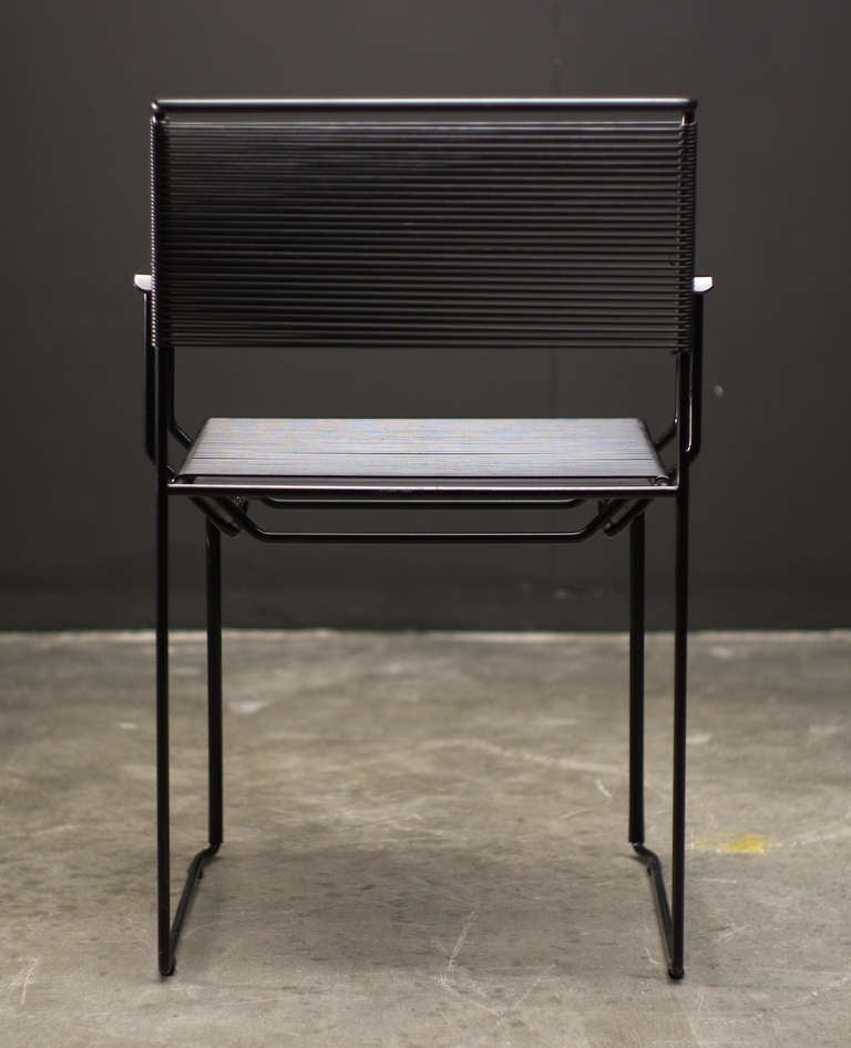 Modern Spaghetti chairs, designed by Giandomenico Belotti