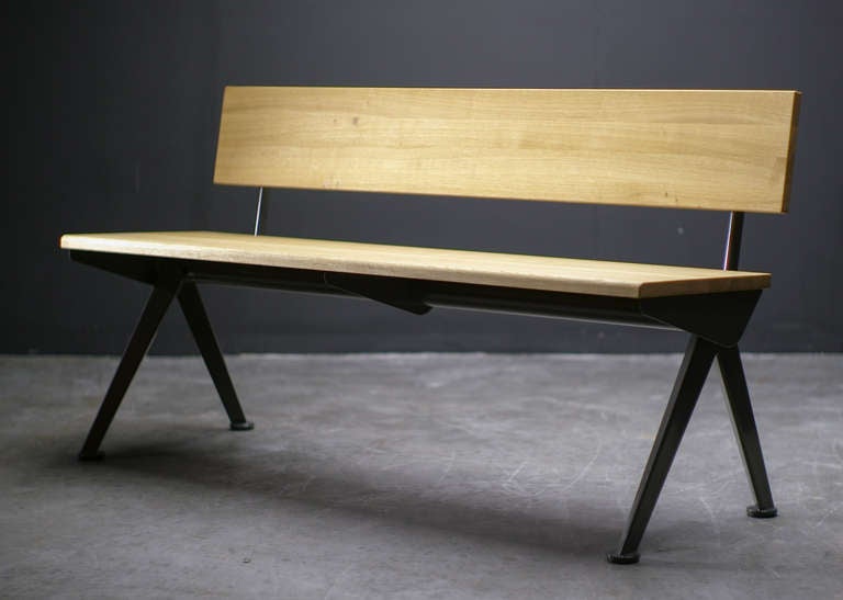 Contemporary Jean Prouvé Banc Marcoule, 1955, G-Star Raw for Vitra Limited Edition Bench