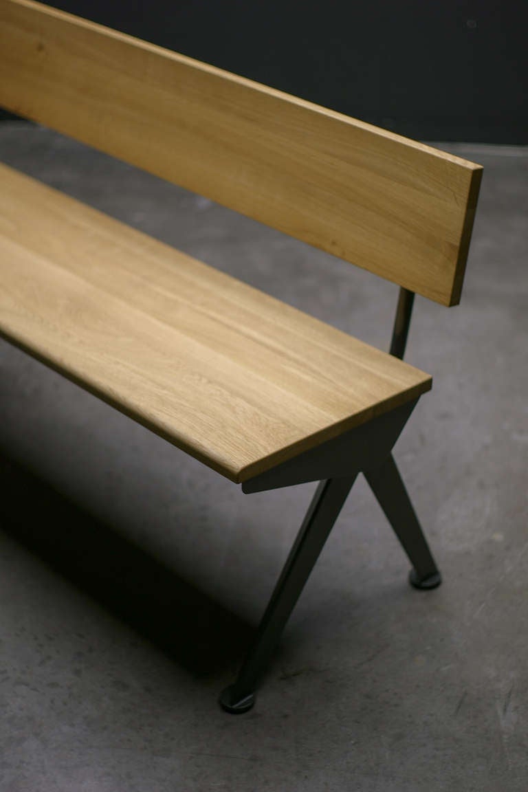 French Jean Prouvé Banc Marcoule, 1955, G-Star Raw for Vitra Limited Edition Bench