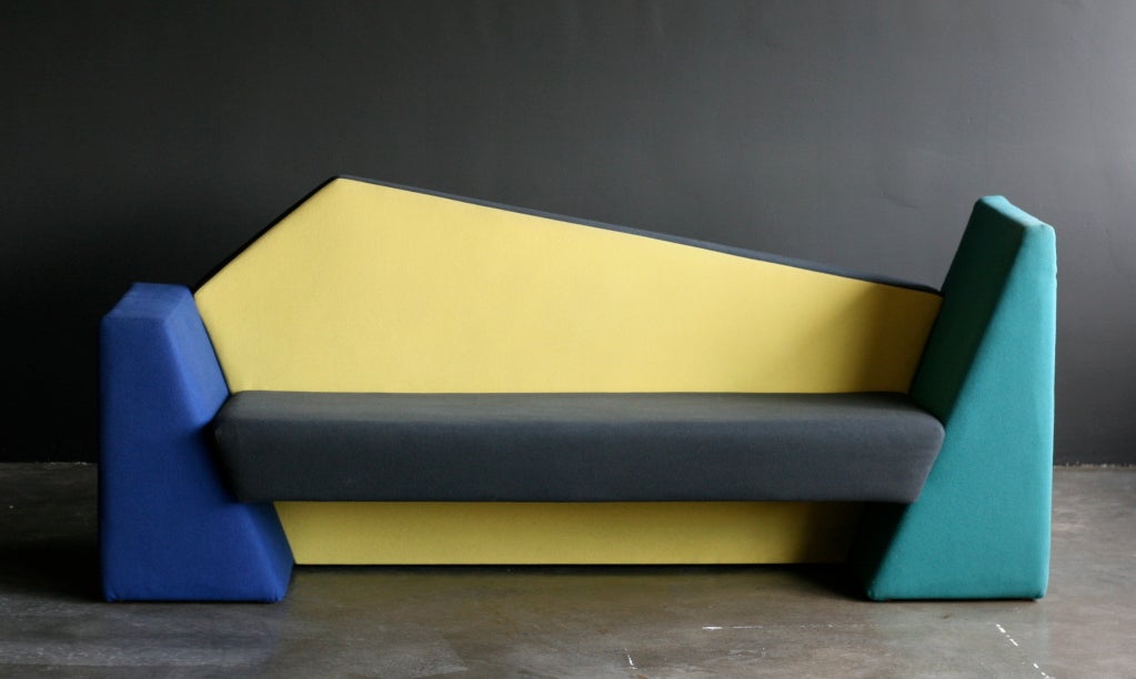 Rare pantheon sofa, designed by Verner Panton for Erik Jorgensen, circa 1985. Original Divina felt upholstery.

Excellent fast and affordable worldwide shipping.
White glove delivery available upon request.