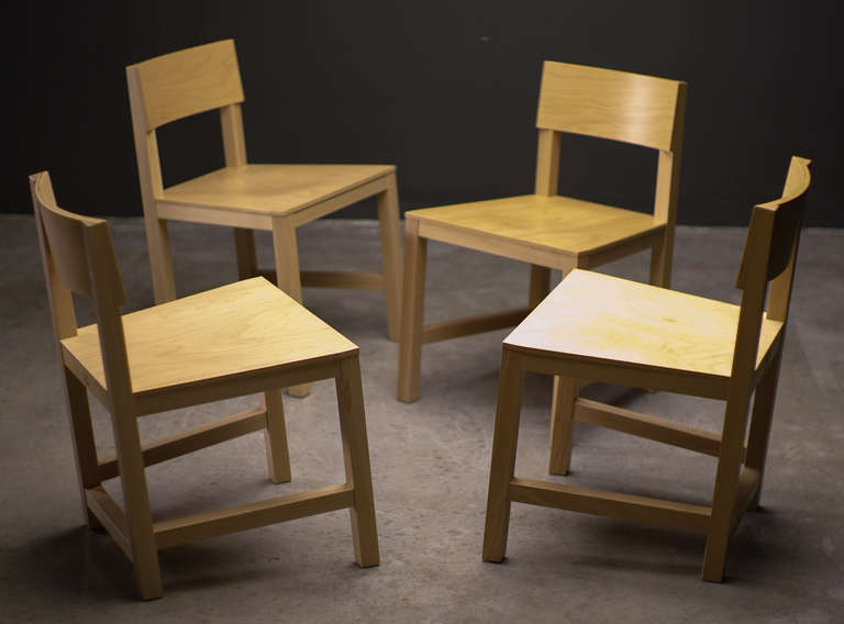 20th Century Atelier van Lieshout AVL Dining Table with Four Chairs