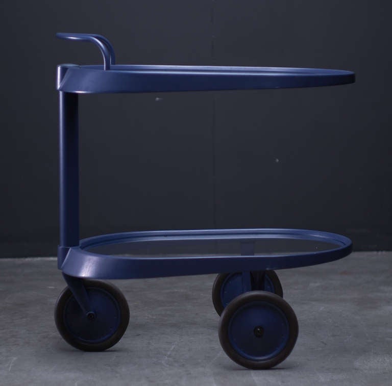 Modern Trolley designed by Enzo Mari for Alessi in 1989 In Good Condition In Dronten, NL