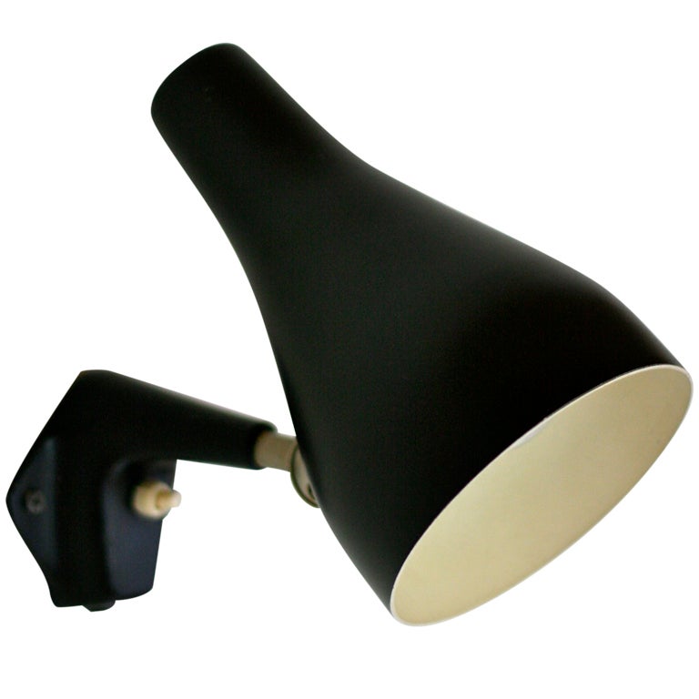 Adjustable Black Sconce by ASEA