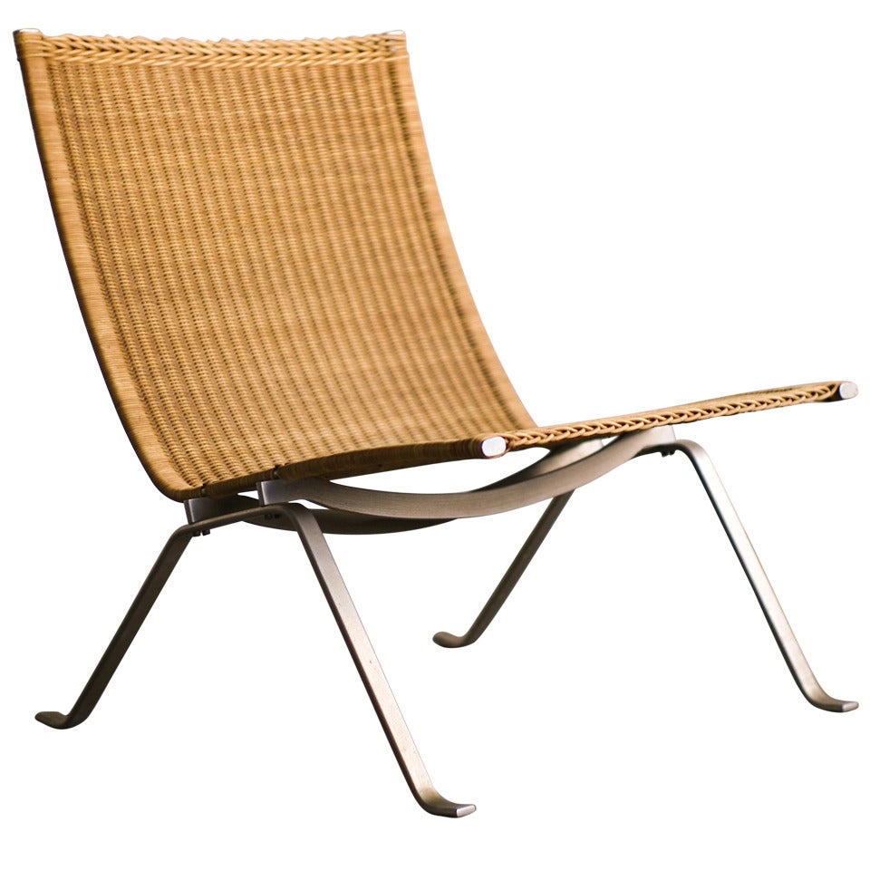 Early Poul Kjaerholm PK22 Lounge Chair for E. Kold Christensen