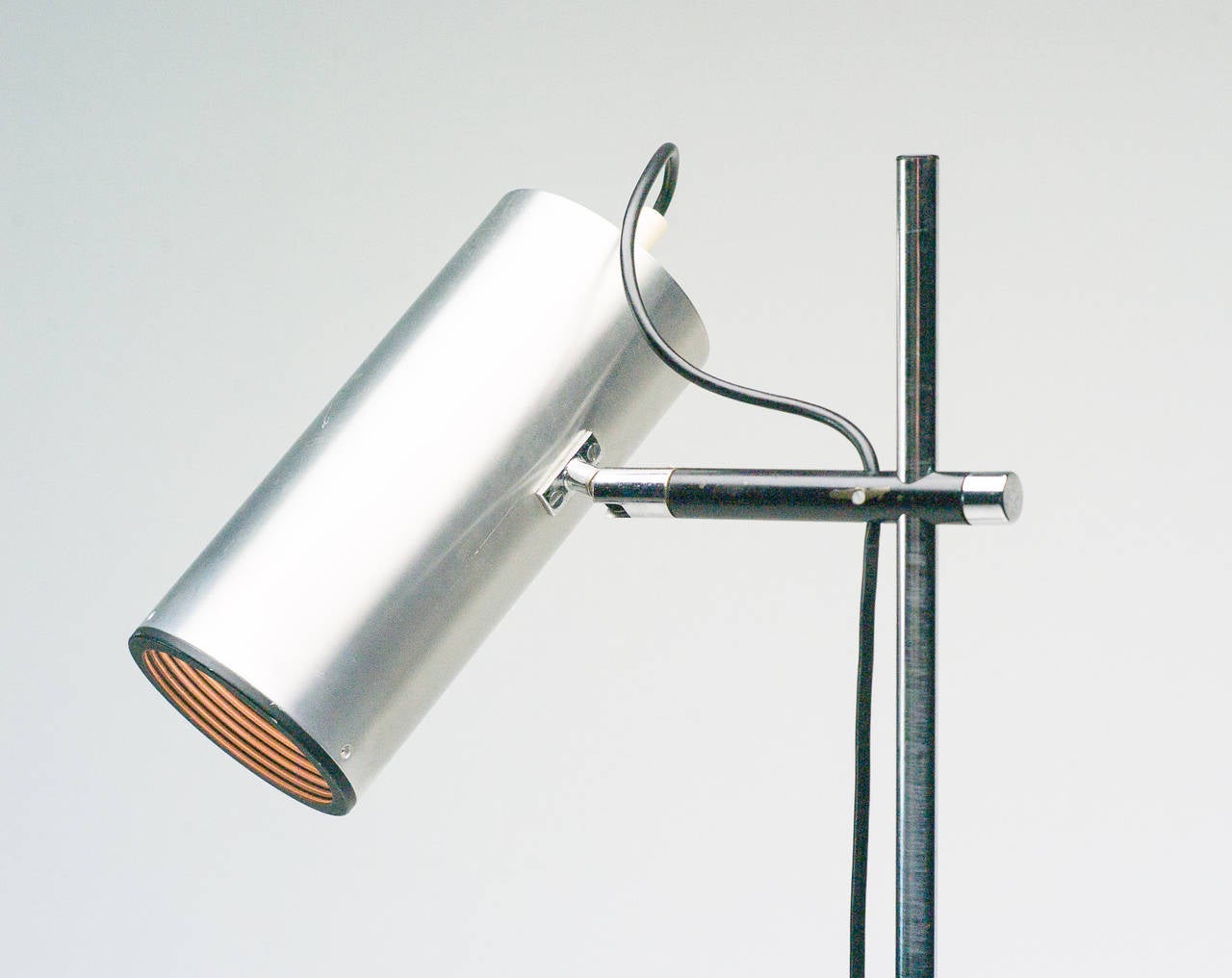 French Maria Pergay Stainless Steel Floor Lamp