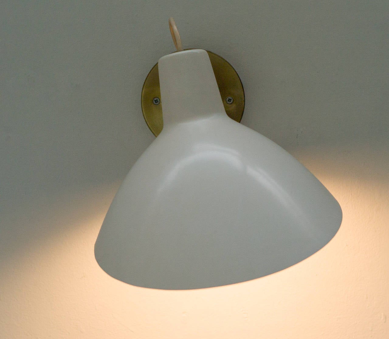 Mid-Century Modern Visor Wall Lamp by Vittoriano Vigano for Arteluce