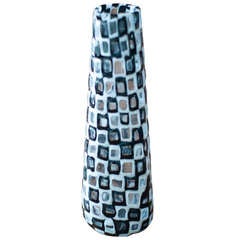 Retro Large "Occhi " vase by Tobia Scarpa for Venini Murano