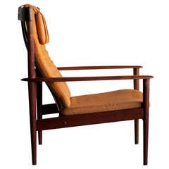 Grete Jalk for Poul Jeppesen PJ56 Danish Lounge Chair