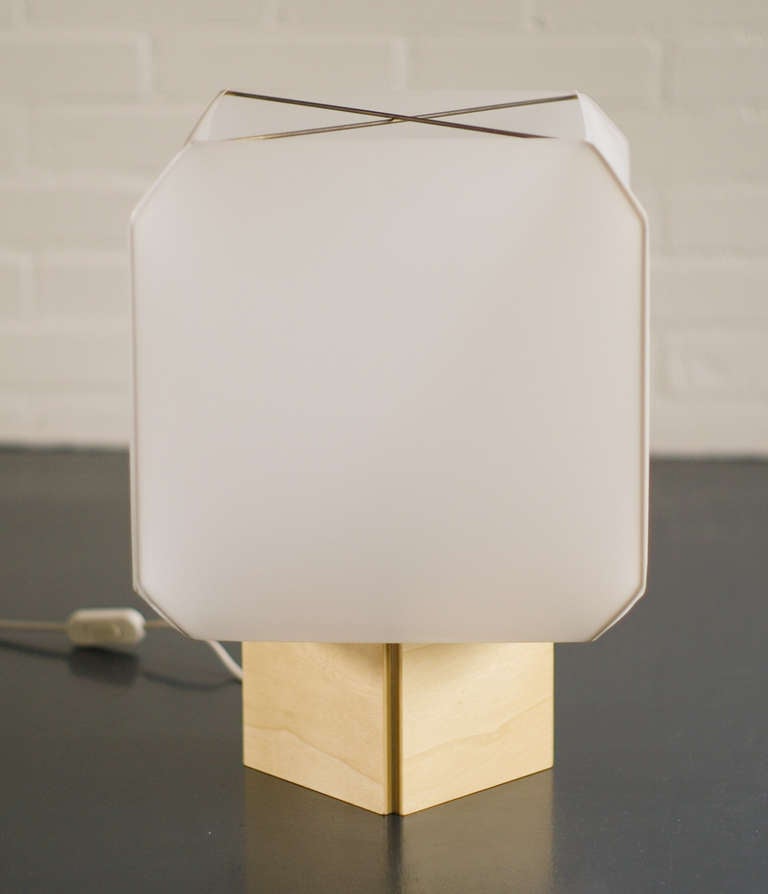 Mid-Century Modern Table Lamp Bali designed in 1958 by Bruno Munari for Danese