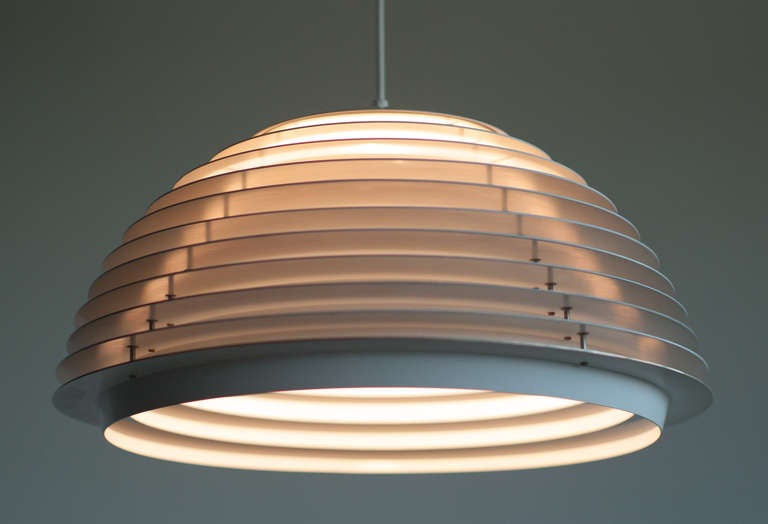 Pendant lamp Hekla, designed in 1965 by Jon Olafsson for Fog & Morup, Denmark. In Excellent Condition In Dronten, NL