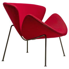 Original Early Orange Slice Chair by Pierre Paulin 2