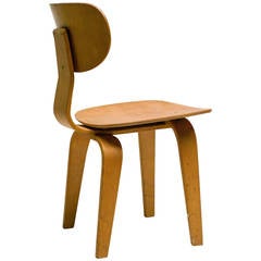 Pastoe SB02 Combex Series Dining Chair in Birch by Cees Braakman 10