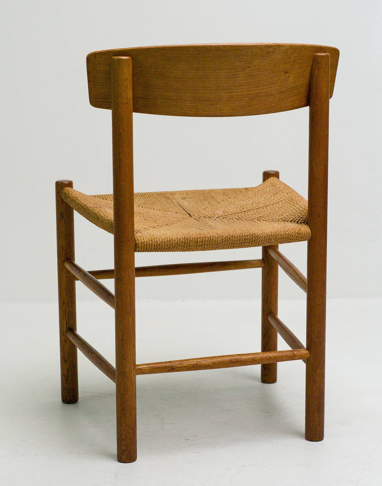 Danish Set of Six Borge Mogensen J39 Chairs