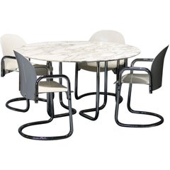 Dining set by Afra 
Tobia Scarpa for B&B Italia