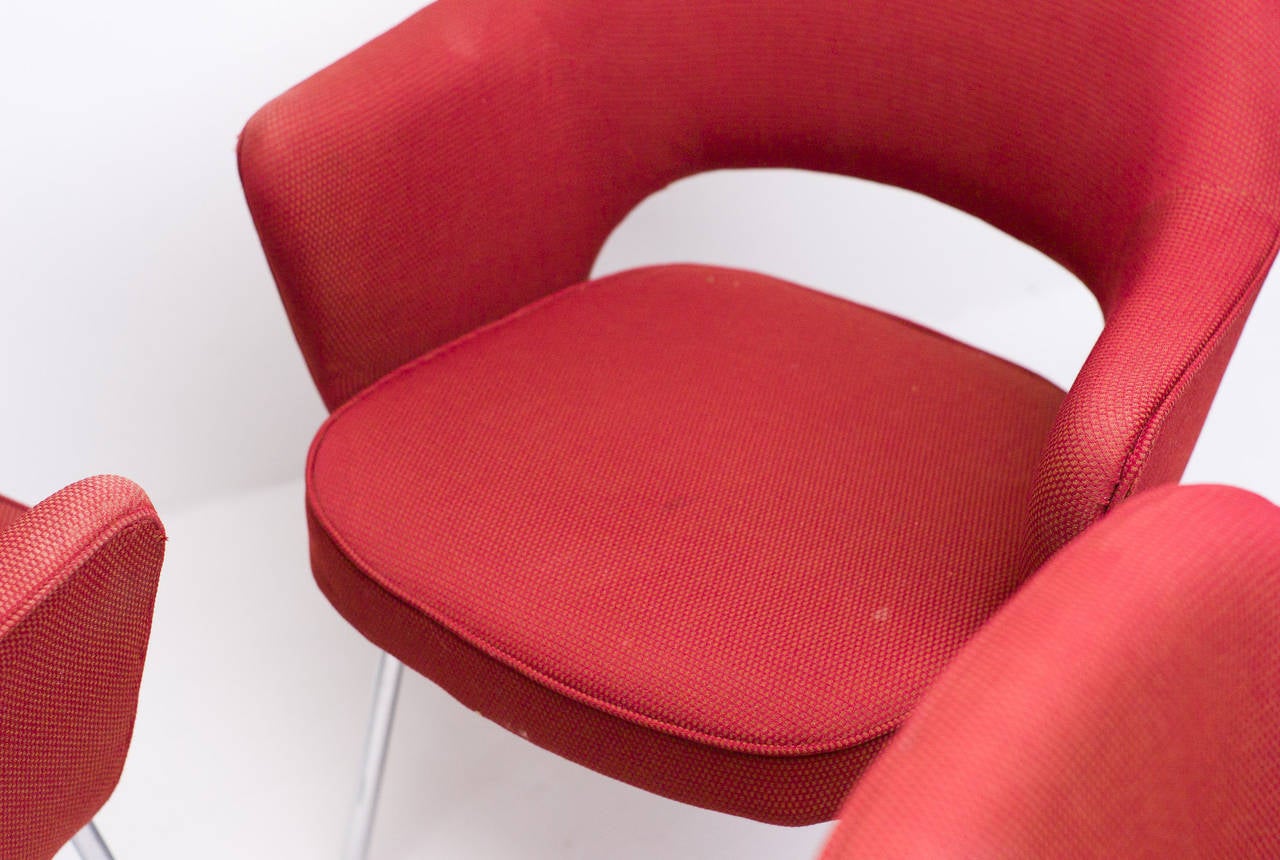 Mid-20th Century Eero Saarinen Series 71 Executive Armchairs for Knoll