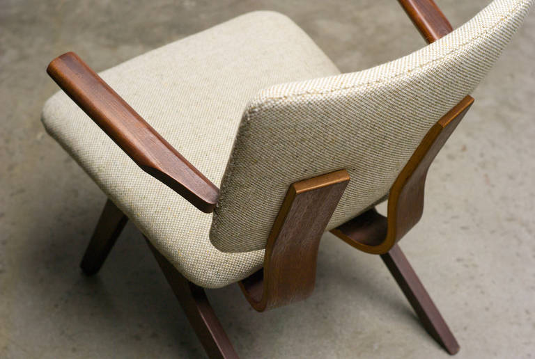 Plywood Dutch Mid-Century Modern Lounge Chair, 1952