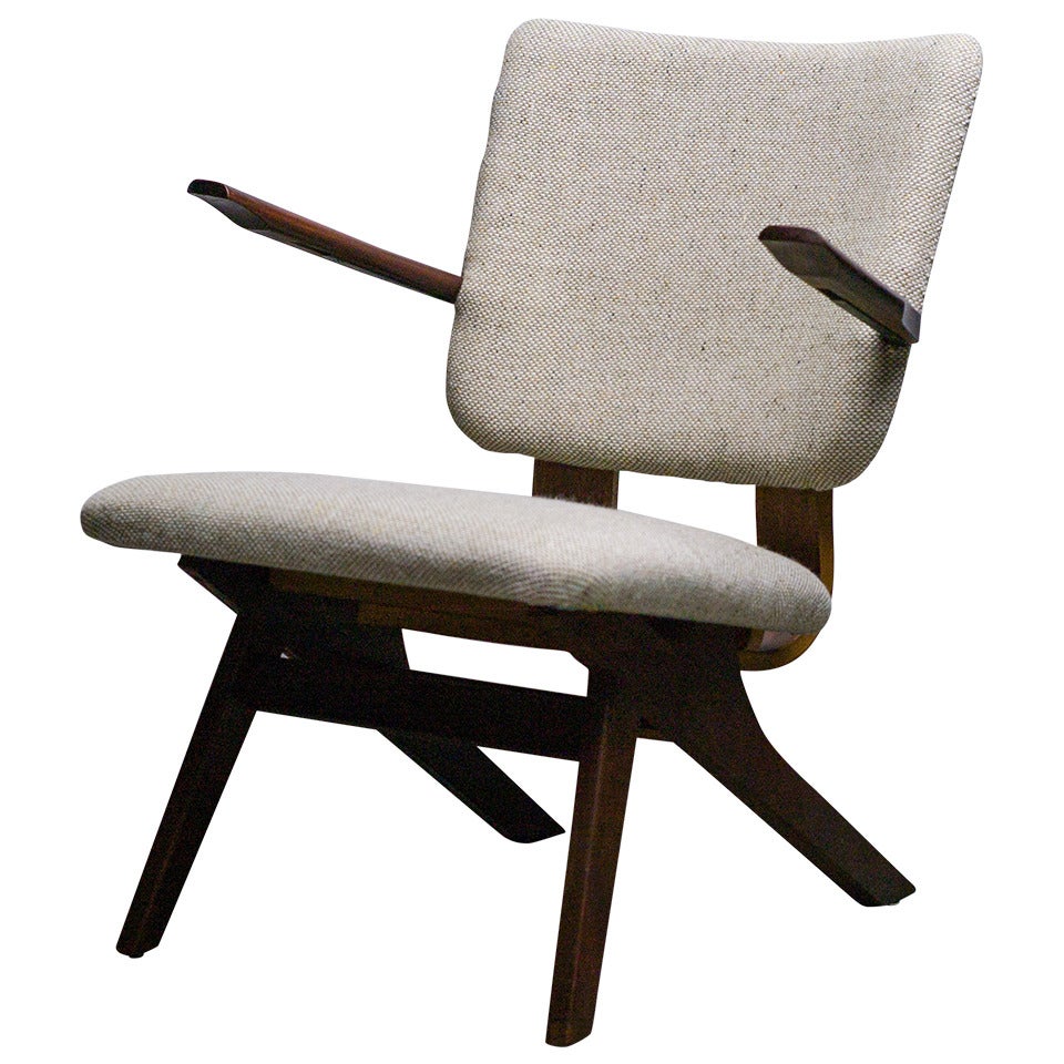 Dutch Mid-Century Modern Lounge Chair, 1952