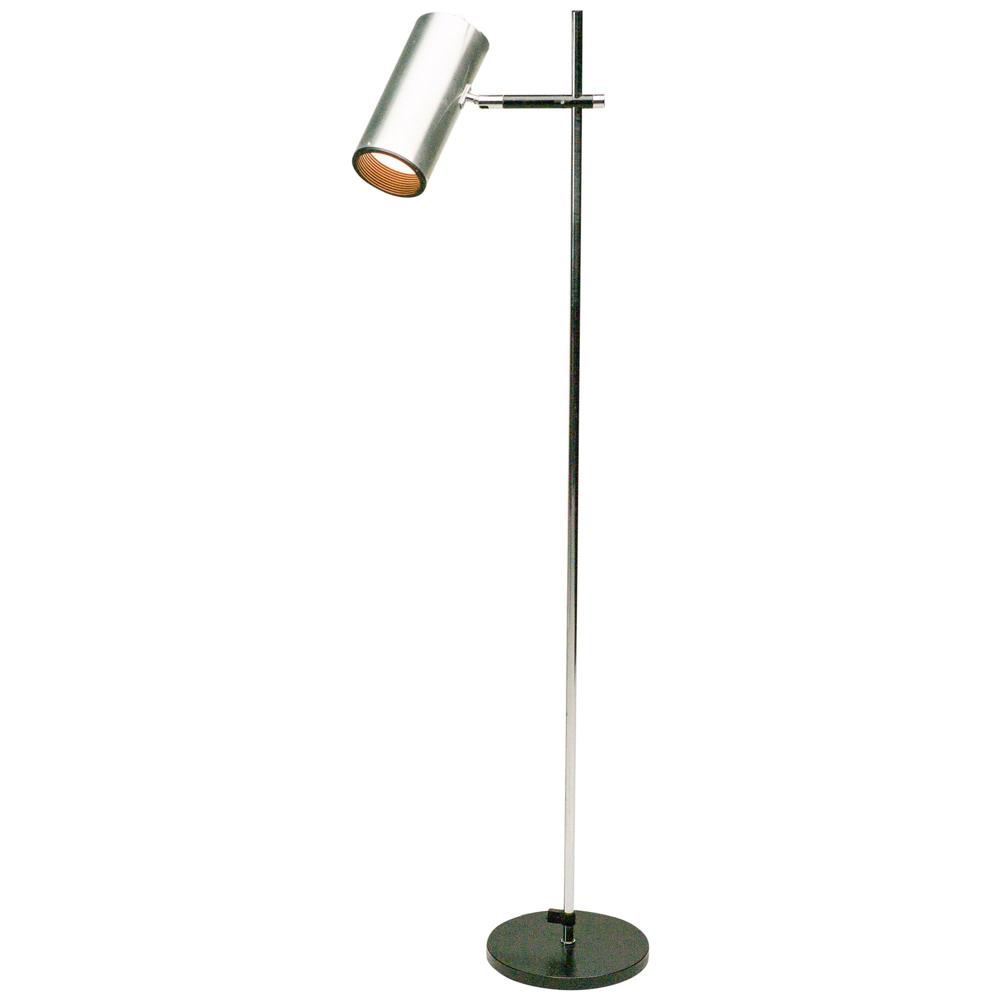Maria Pergay Stainless Steel Floor Lamp