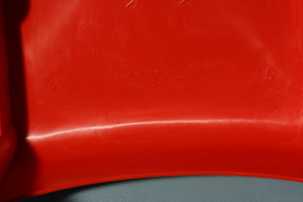 Italian Joe Colombo 4867 chairs by Kartell