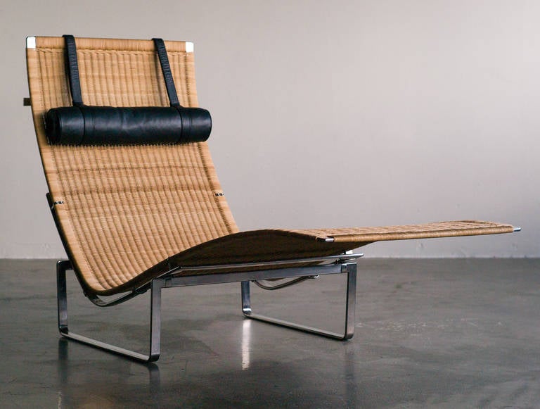 PK 24 Chaise Longue by Poul Kjaerholm for Fritz Hansen In Good Condition In Dronten, NL