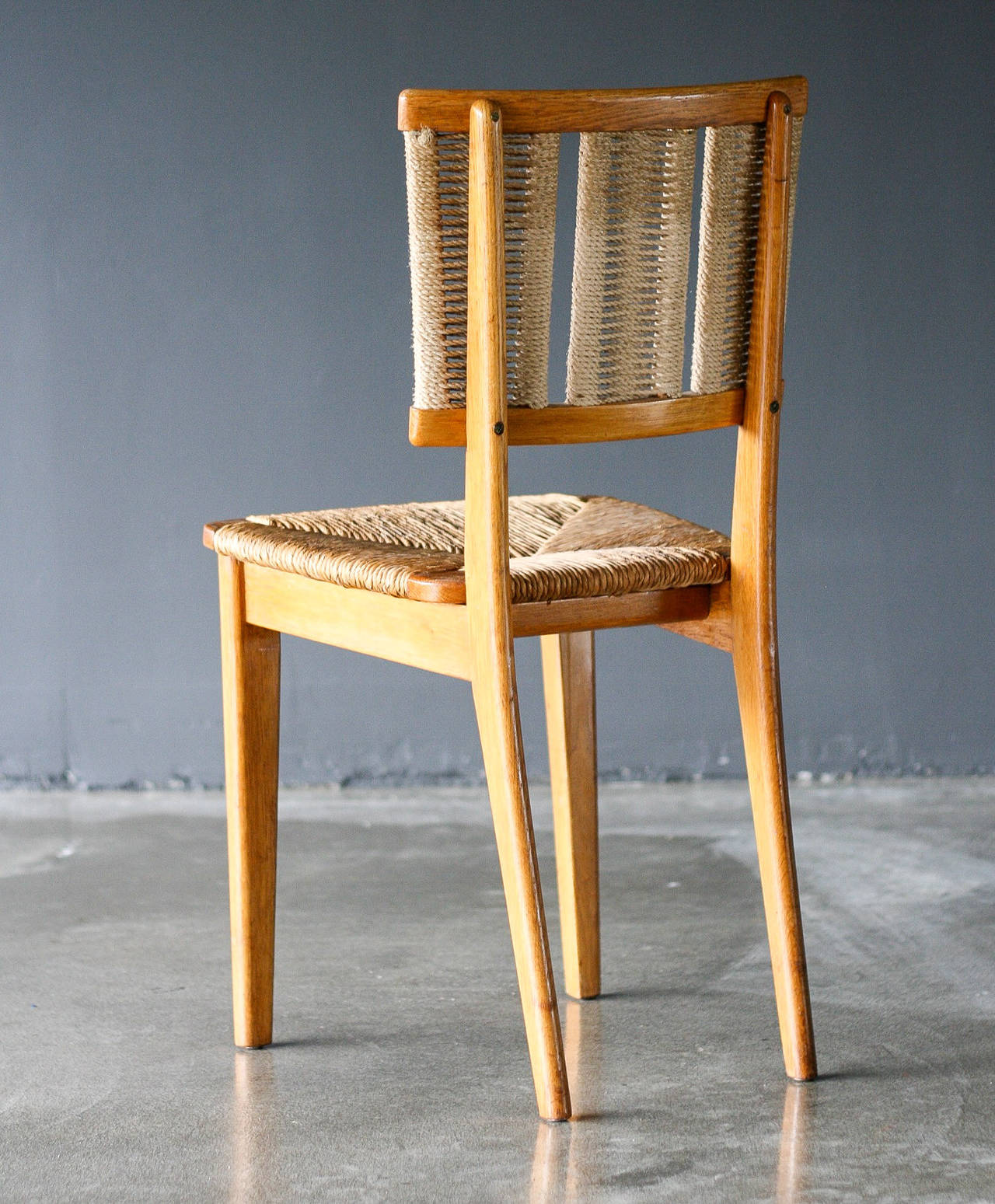 Mid-Century Modern Mart Stam Oak Chair