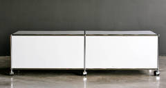 Fritz Haller for Usm Haller Media Shelf on Wheels