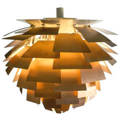 First 1950s Edition of the Large Poul Henningsen Artichoke Lamp