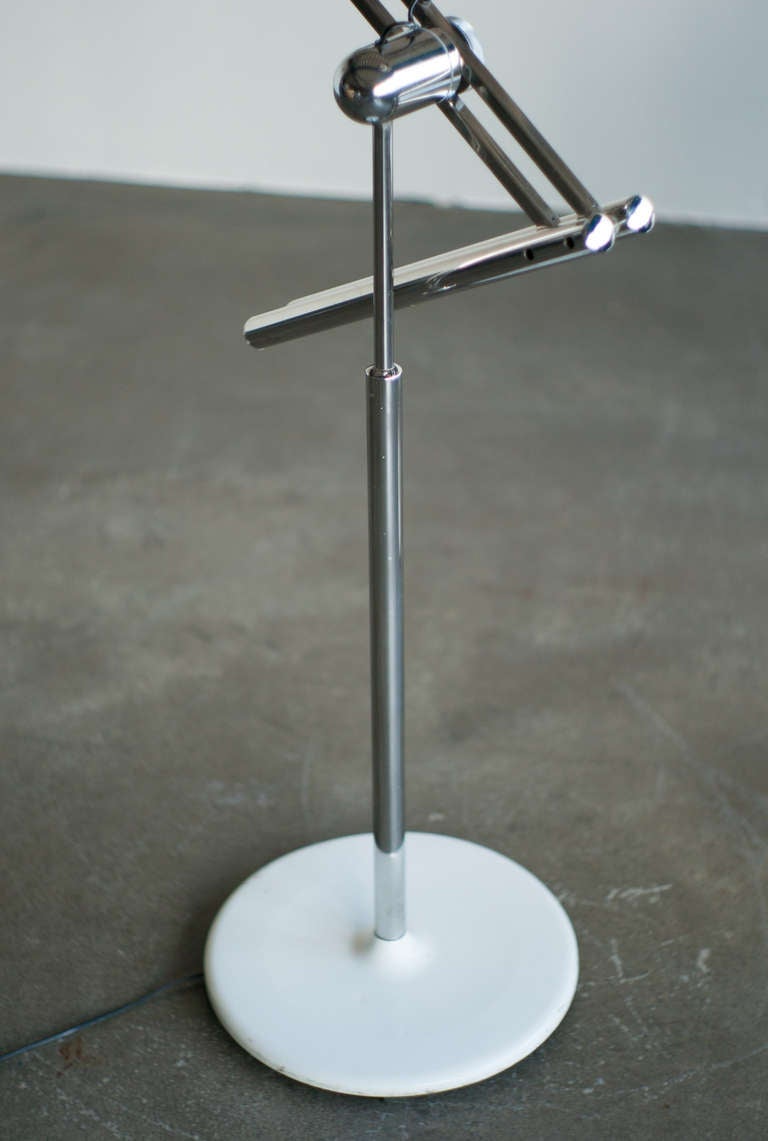 Large 1960's Reggiani Adjustable Floor Lamp 2