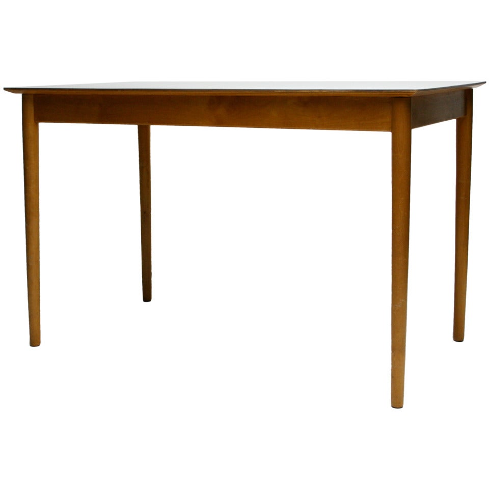 1950s Dutch Kitchen Table, Ash with Formica Top
