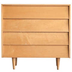 Florence Knoll 1948 4-drawer dresser in birch