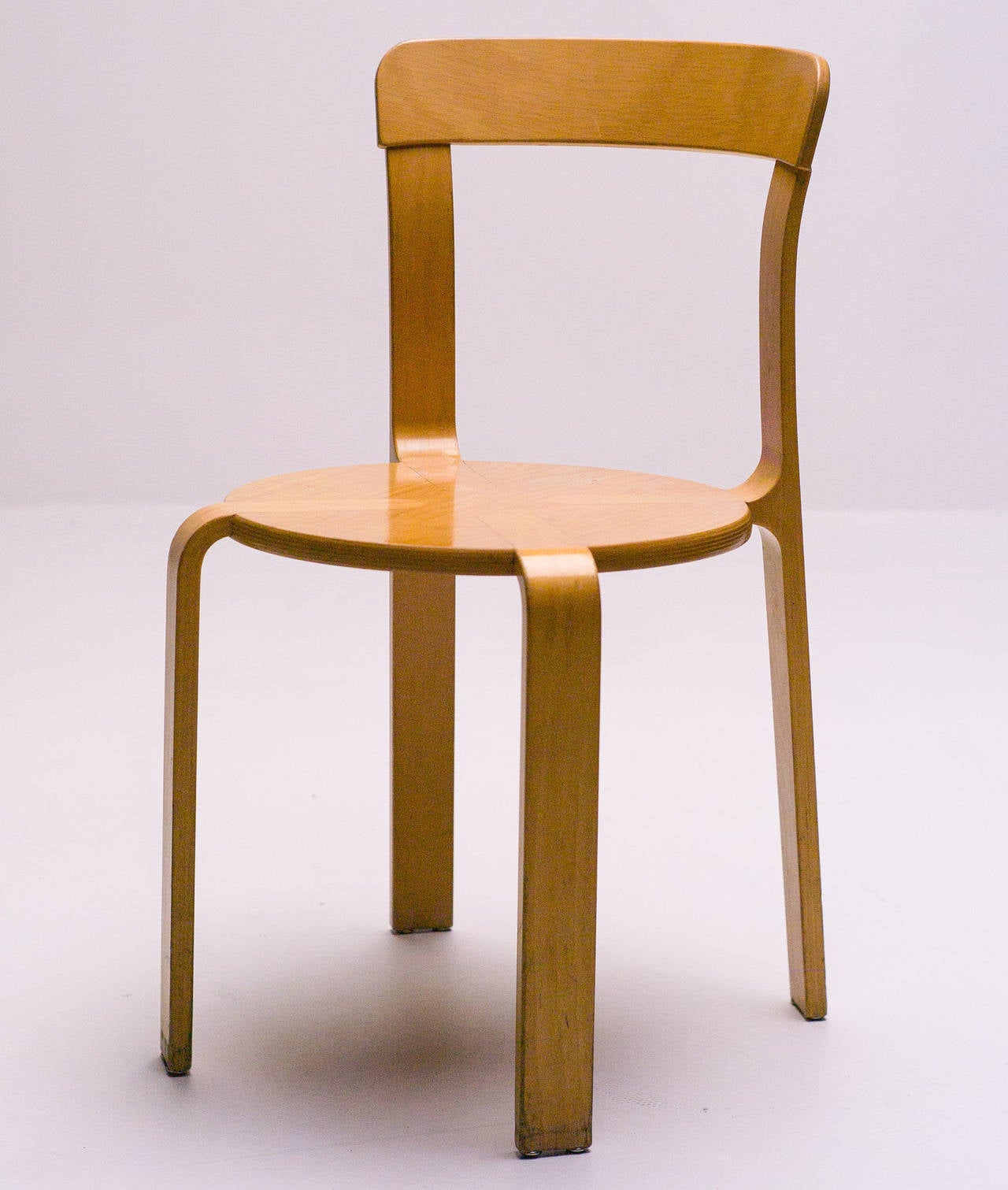 Beech Rey Chair by Bruno Rey, Swiss, 1971