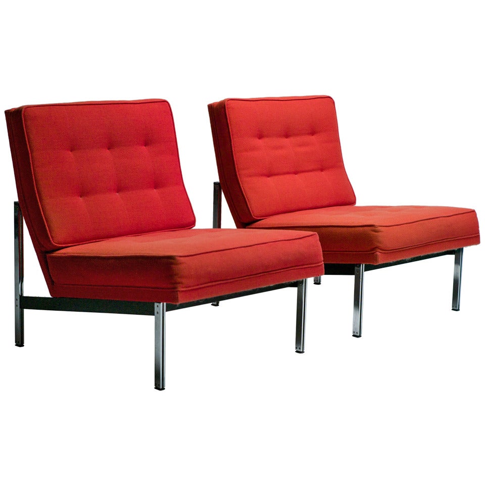 Florence Knoll Parallel Bar Chairs
