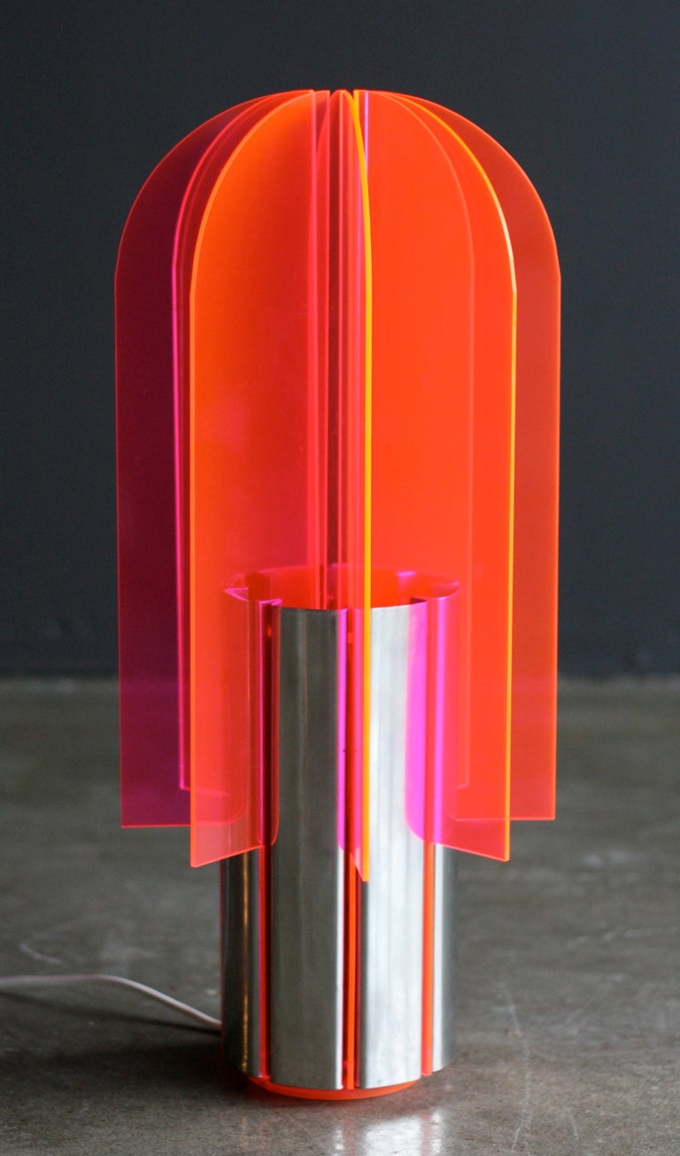 Mid-Century Modern Giovanni Bassi For Studio Luce Cactus Lamp