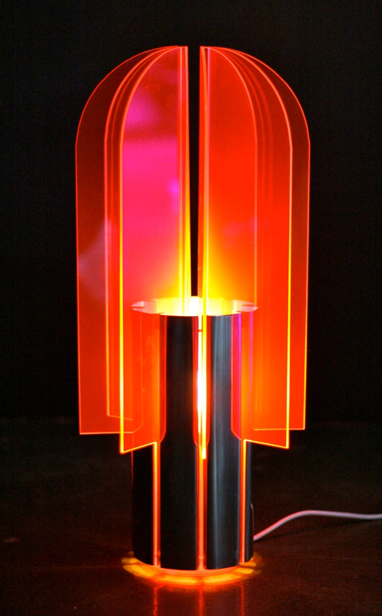 Stainless Steel Giovanni Bassi For Studio Luce Cactus Lamp
