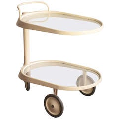 Tea cart, serving trolley by Enzo Mari for Alessi