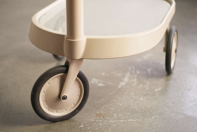 Modern Tea cart, serving trolley by Enzo Mari for Alessi