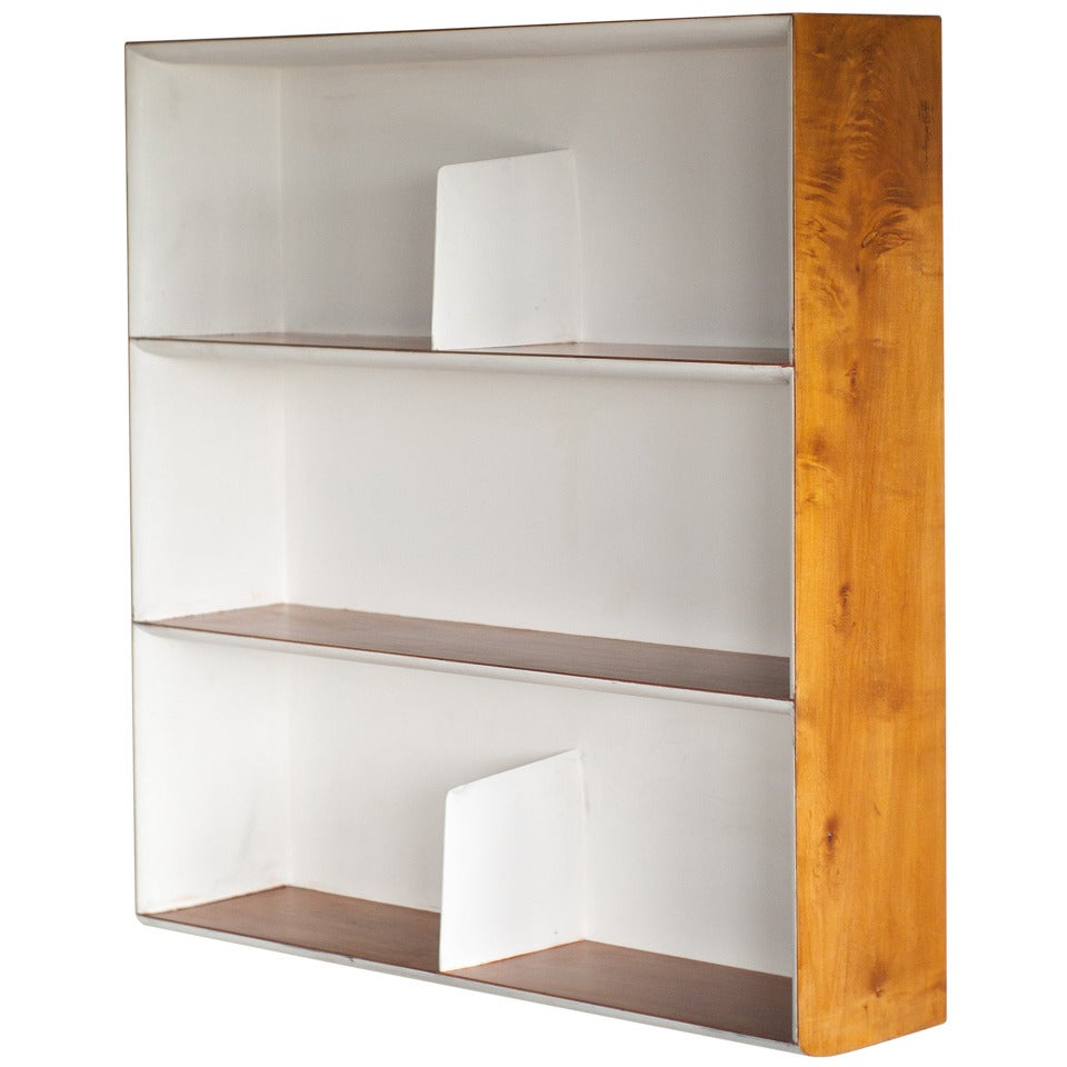 Wall Mounted Bookcase Designed by Gio Ponti. at 1stDibs
