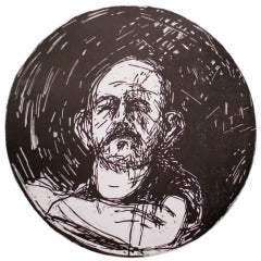 Jim Dine Untitled from Self-Portrait in a Convex Mirror 9