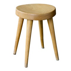 Rare 4 leg stool by Charlotte Perriand for Steph Simon