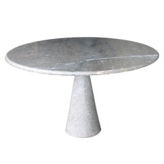 Angelo Mangiarotti dining table T1 in rare Mondragone marble