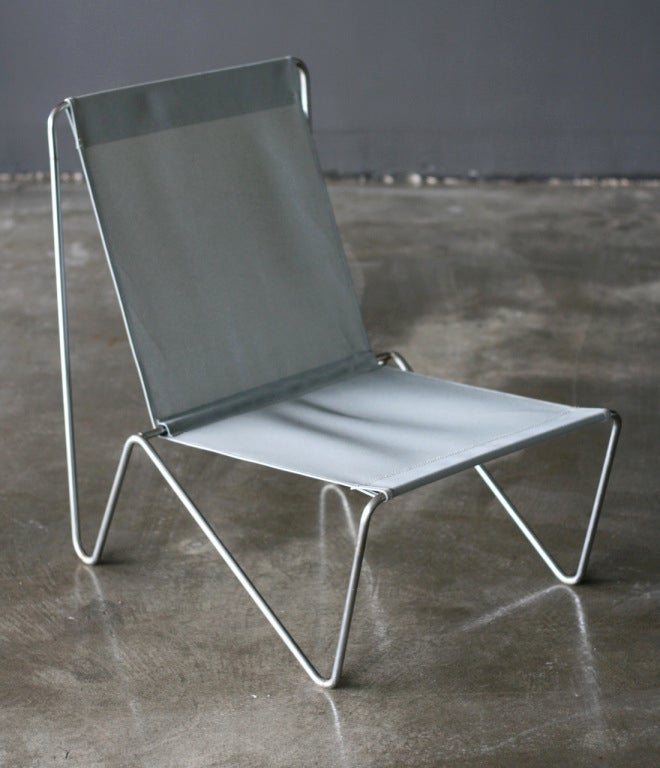 Scandinavian Modern Bachelor Chair, Designed in 1955 by Verner Panton