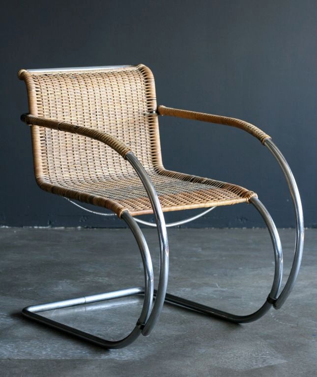 MR20 Loungesessel von Ludwig Mies van der Rohe Berliner Metall 3