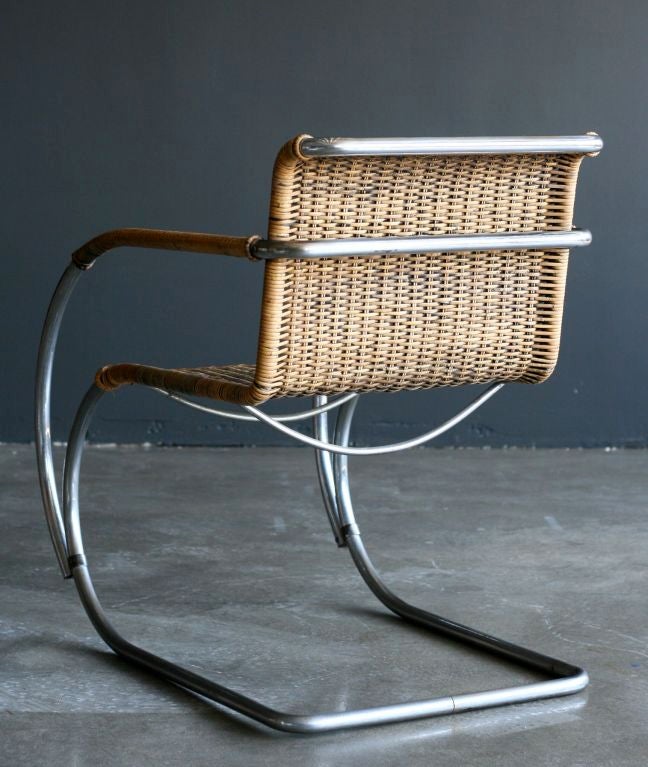 MR20 Loungesessel von Ludwig Mies van der Rohe Berliner Metall (Mitte des 20. Jahrhunderts)