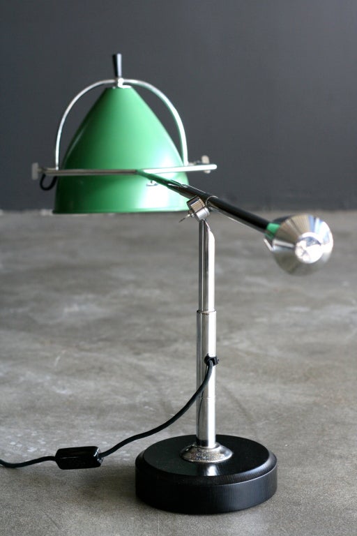 French Equilibrium Desk Light Designed by Edouard Wilfried Bouquet