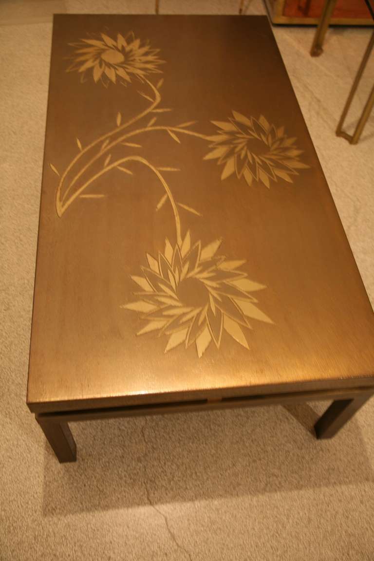 Glamorous coffeetable , signed Willy Daro In Excellent Condition For Sale In Brussels, BE