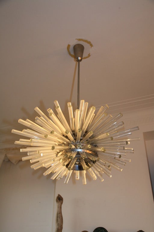 Cristal sputnik chandelier, perfect condition